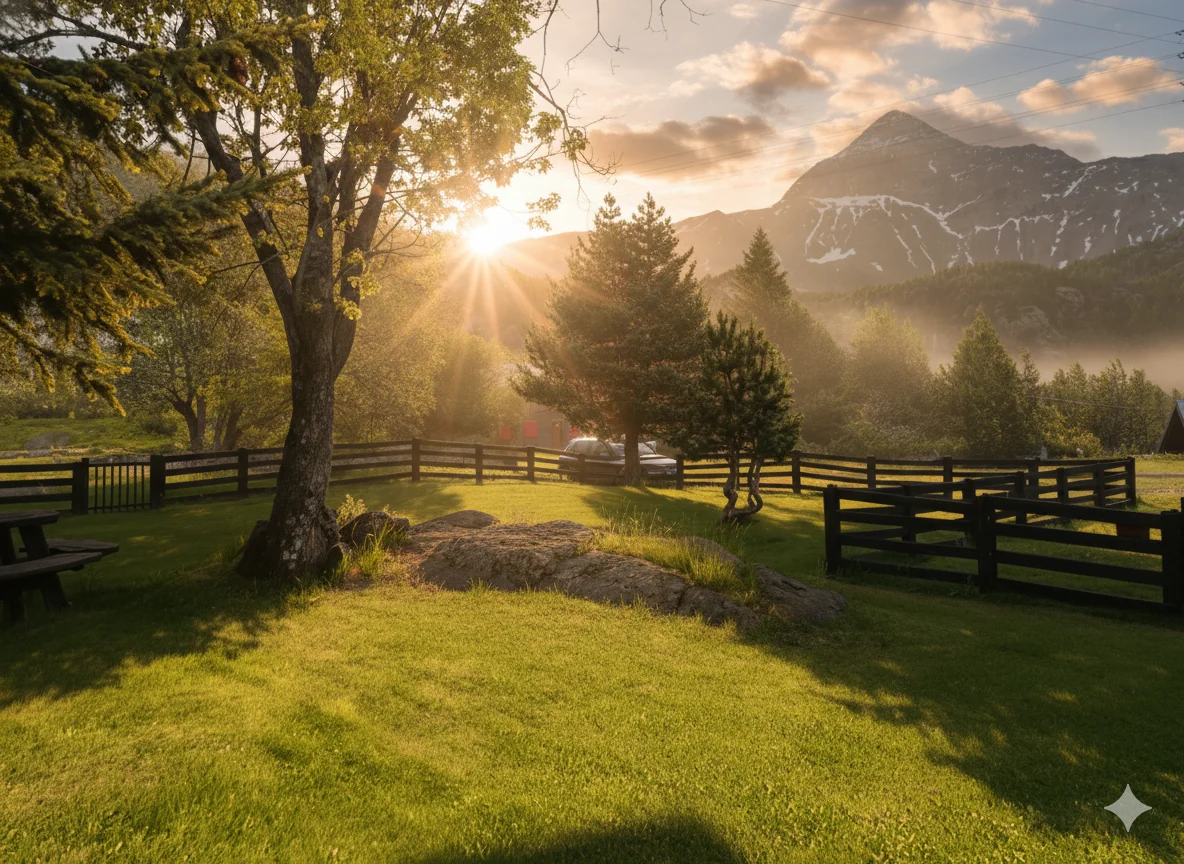 Giardino del Chalet con vista panoramica