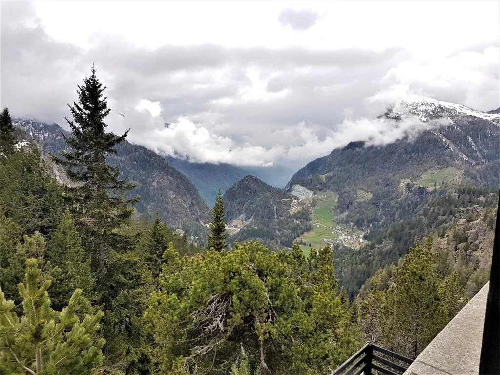 Vetrate panoramiche dello chalet