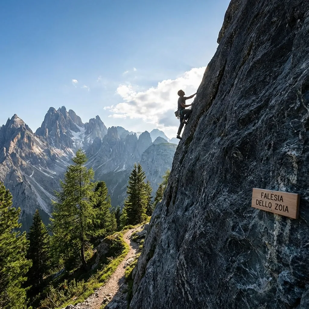 Arrampicata alla Zoia